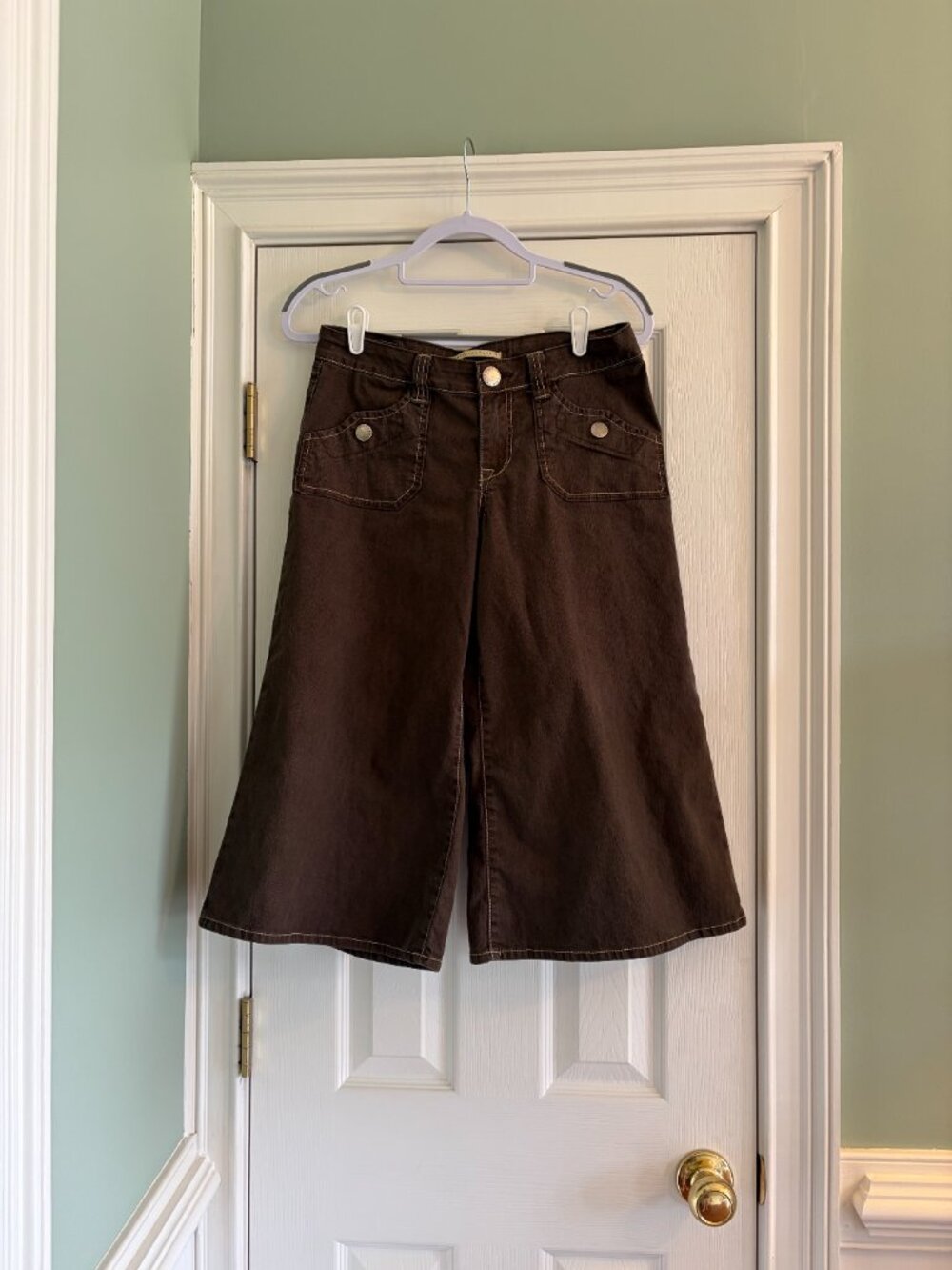 Sergio Valente Size 8 Brown cropped pants - Picture 5 of 14
